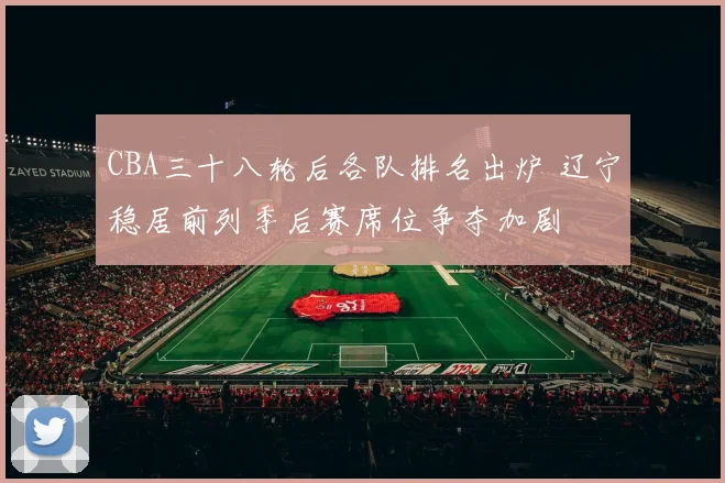 CBA三十八轮后各队排名出炉 辽宁稳居前列季后赛席位争夺加剧